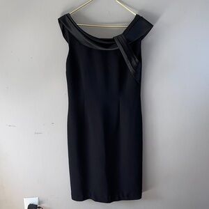 Donna Morgan Black Midi Dress
